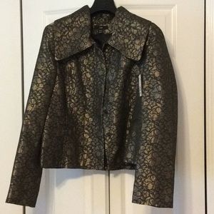 Textured formal blazer